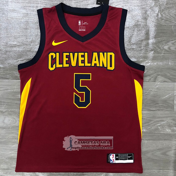 Camiseta Cleveland Cavaliers Dennis Smith Jr. NO 5 Icon 2018 Rojo